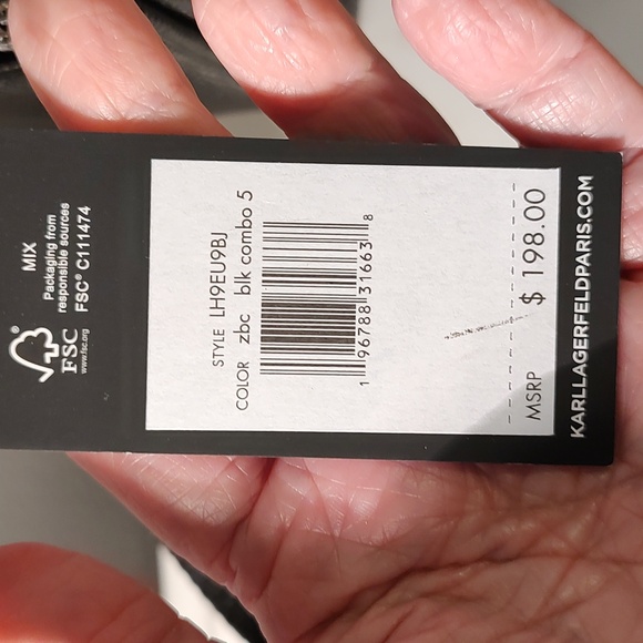 Fun and Fuzzy Karl Lagerfeld Crossbody - Picture 2 of 9